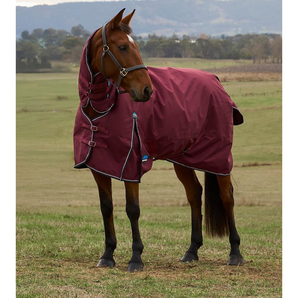 Weatherbeeta Comfitec Prelim Turnout Combo - 220g (Burgundy/Navy)