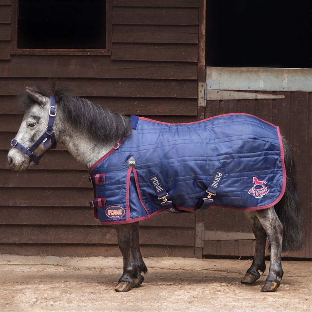 Gallop Trojan 50 Stable Rug (Navy/Burgundy)
