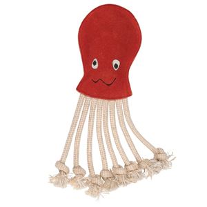 Benji & Flo Crazy Faces Dog Toys - Inky the Octopus