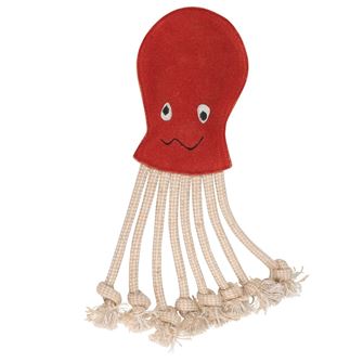 Benji & Flo Crazy Faces Dog Toys - Inky the Octopus