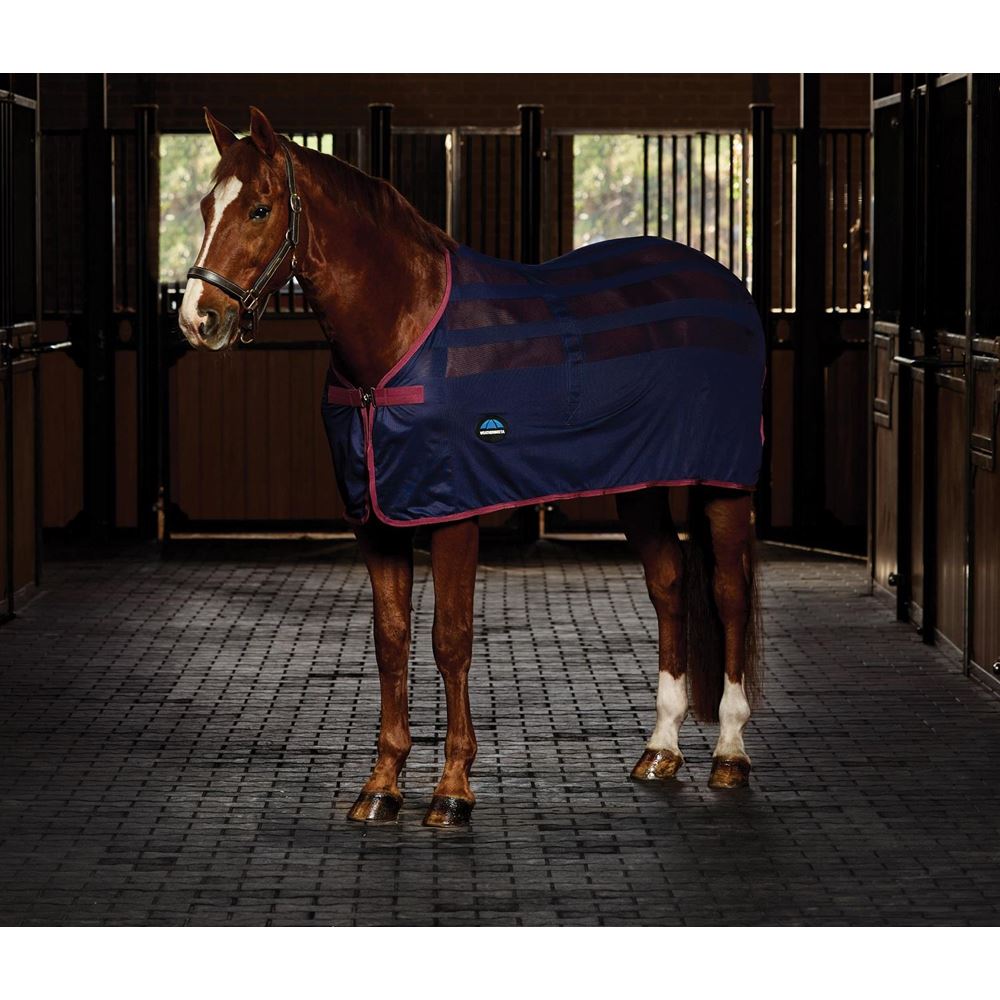 Weatherbeeta Scrim Cooler Standard Neck (NavyBurgundy)