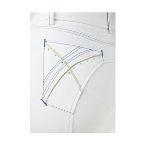 HyPERFORMANCE Olympian Ladies Breeches (White/Royal Blue)