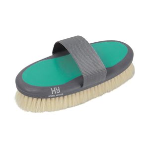 Hy Sport Active Goat Hair Body Brush (Spearmint Green)