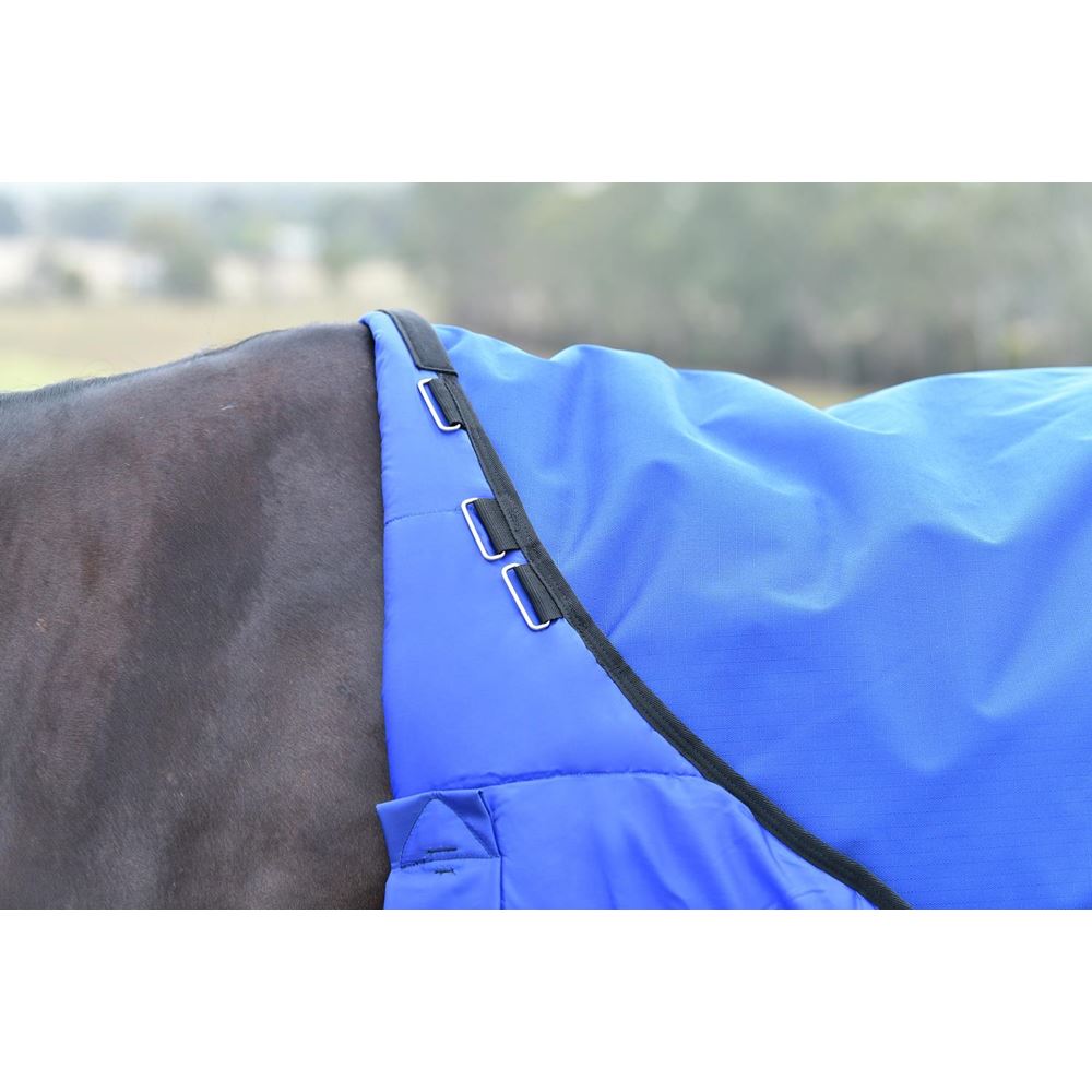 Weatherbeeta Comfitec Essential Turnout Standard Neck - 220g (Cobalt/Black)