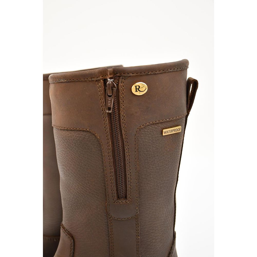 Rhinegold Hampton Mid Calf Country Boot (Brown)