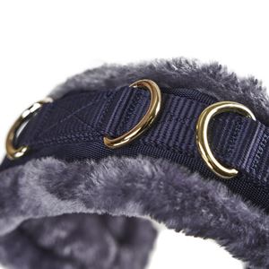 Shires Arma Fleece Lined Lunge Cavesson (Navy)