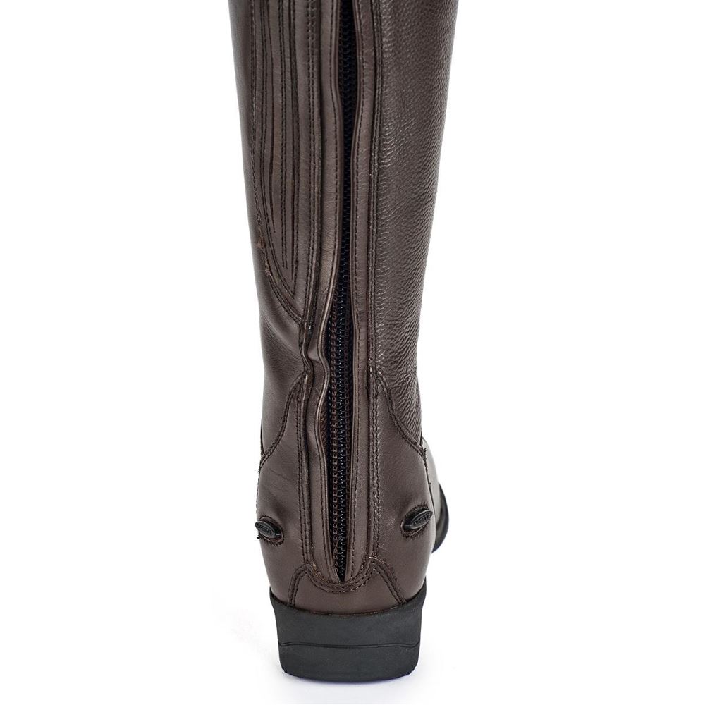 Shires Moretta Gianna Leather Riding Boots - Regular Height (Brown)