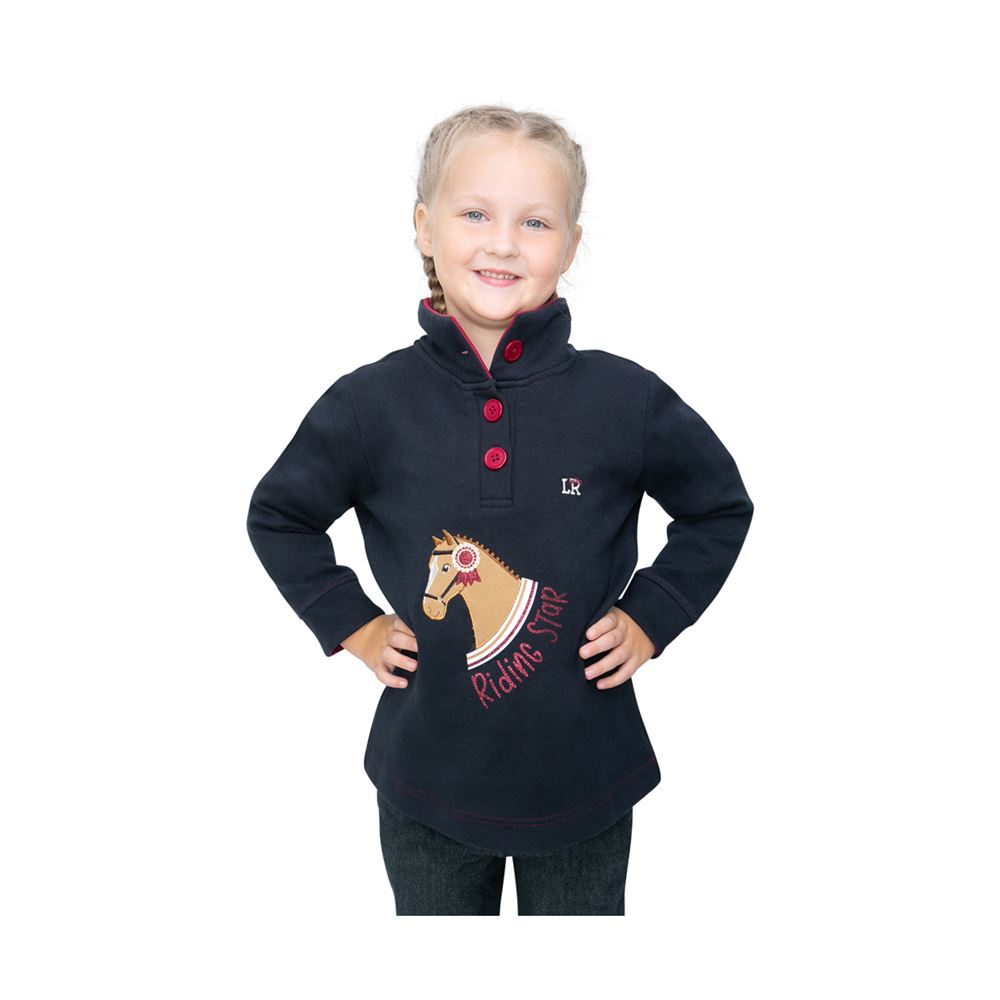 Riding Star Collection Jumper by Little Rider (Navy/Burgundy)