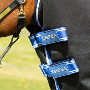 Hy Equestrian StormX Empra Extra 200g Turnout Rug with Detachable Neck (Black)