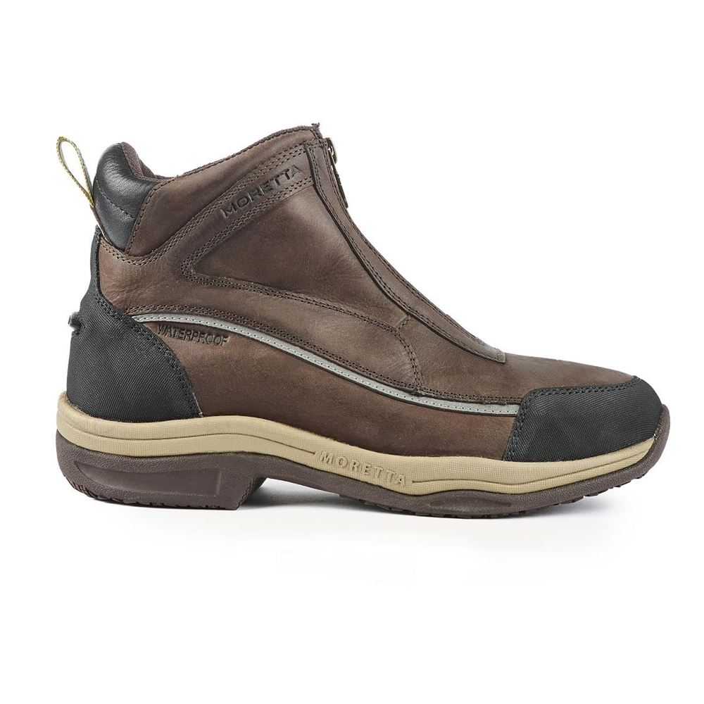 Shires Moretta Vittoria Zip Front Boots (Brown)