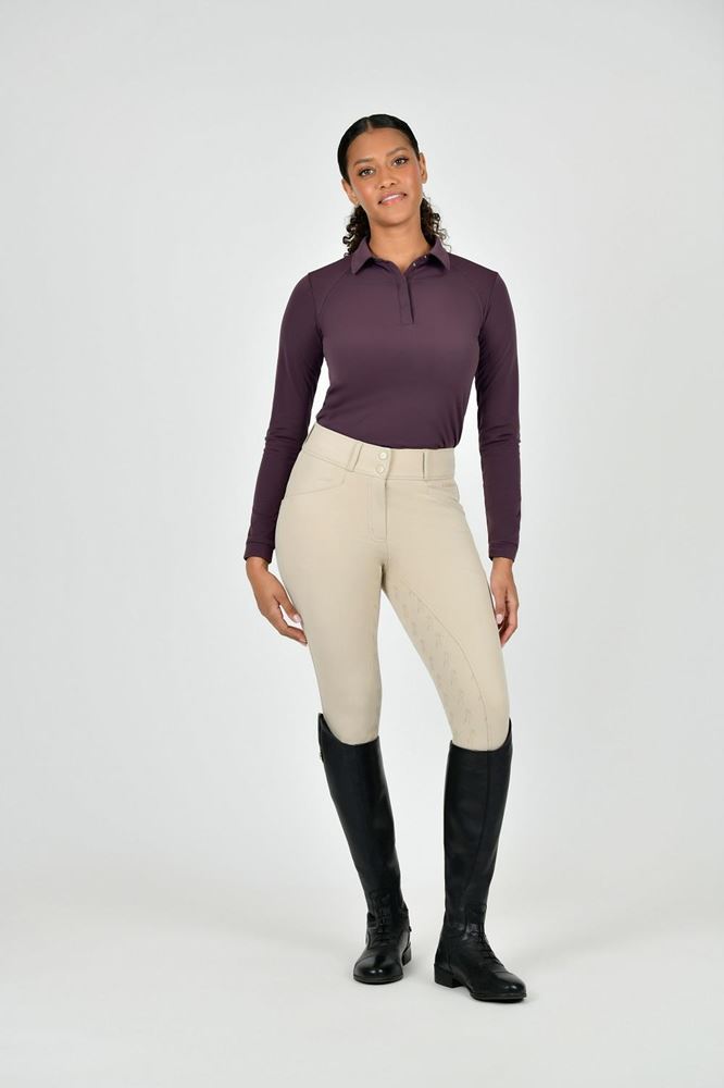 Dublin Cammy Comfort Twill Ladies Breeches (Biscuit)