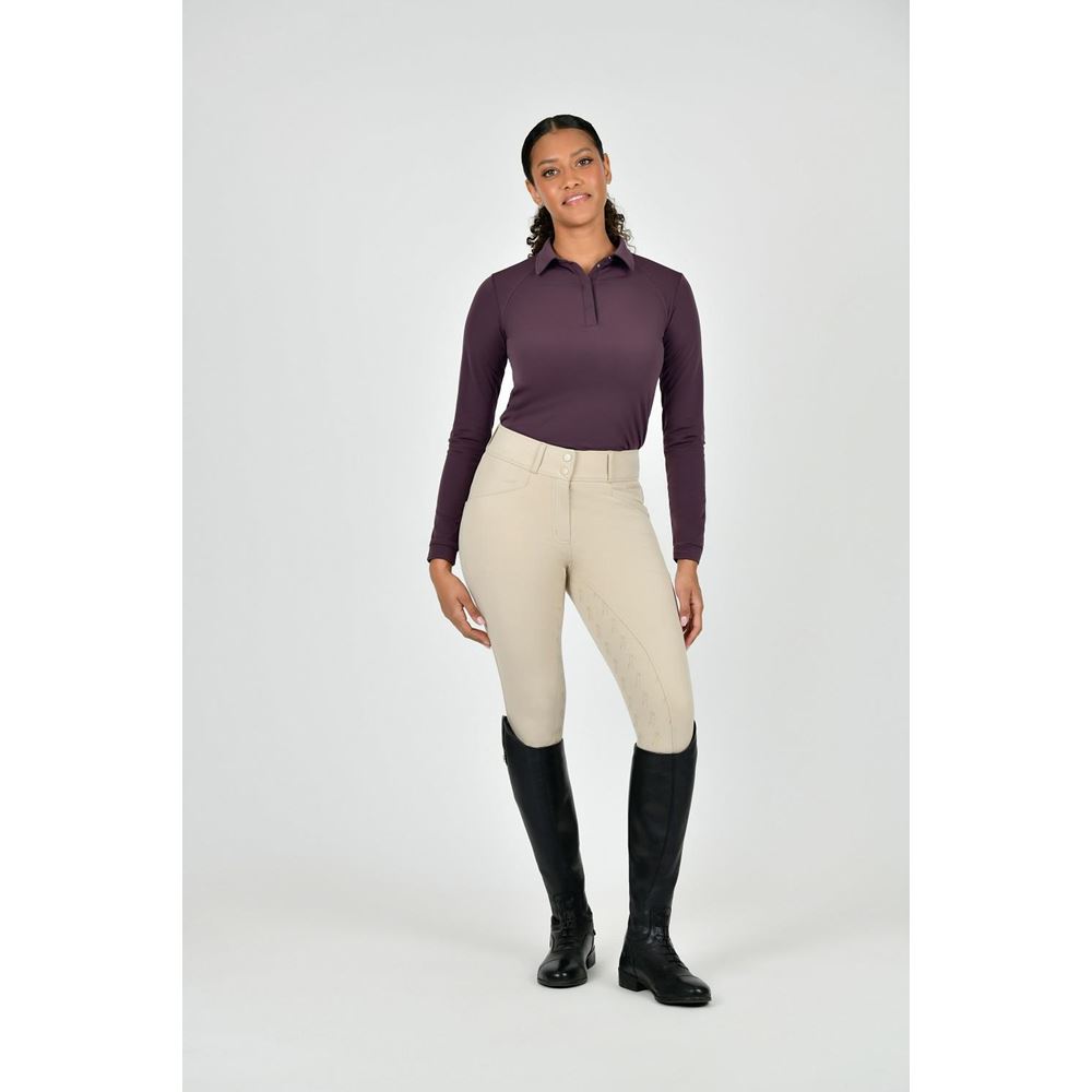Dublin Cammy Comfort Twill Ladies Breeches (Biscuit)