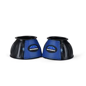 Weatherbeeta Tough-Tec Prime Rubber Bell Boots (Black/Cobalt)