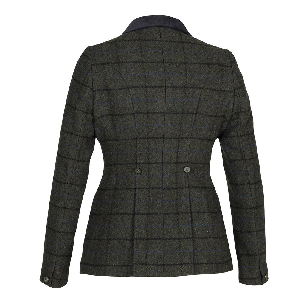 Shires Aubrion Saratoga Ladies Jacket (Dark Green Check)
