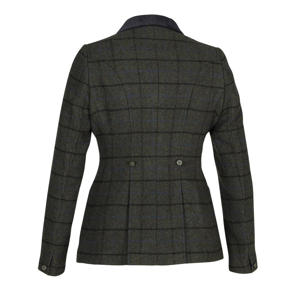 Shires Aubrion Saratoga Ladies Jacket (Dark Green Check)