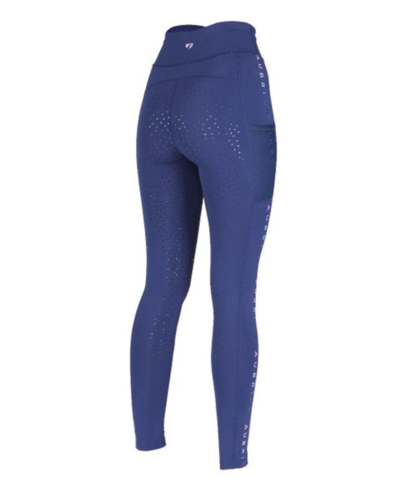 Shires Aubrion Brook Logo Riding Tights