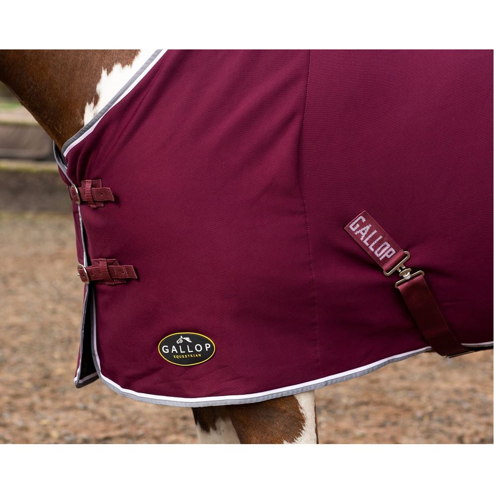 Gallop Jersey Cooler Rug (Burgundy)