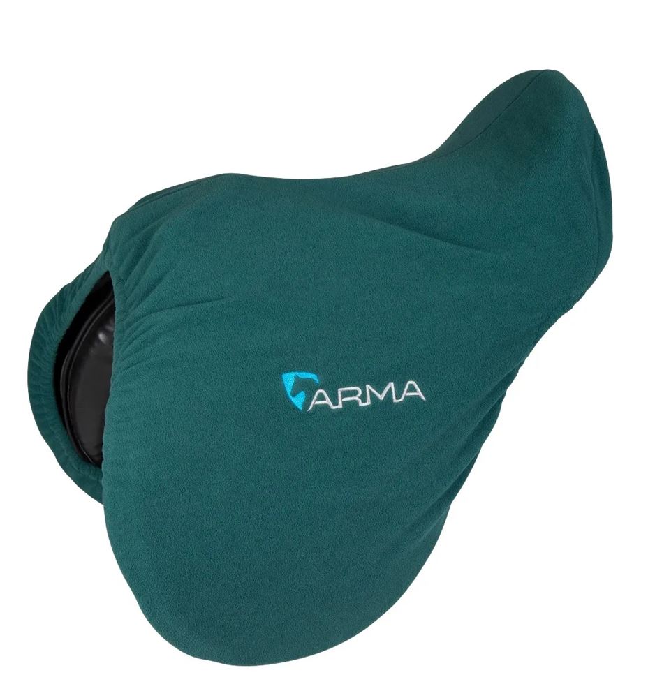 Shires ARMA Fleece Saddle Cover 14"-16.5" (Green)