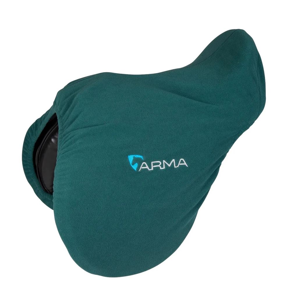 Shires ARMA Fleece Saddle Cover 14"-16.5" (Green)