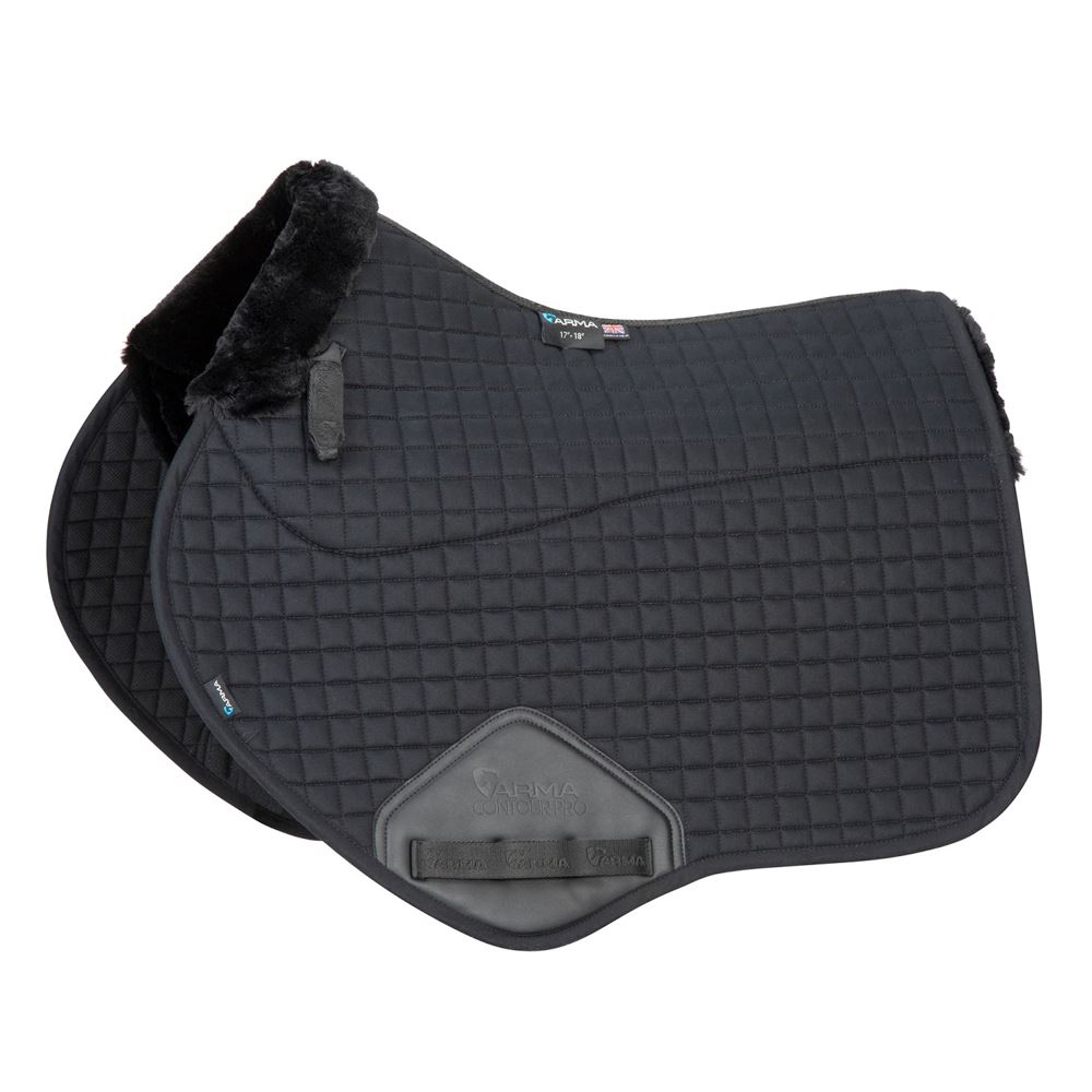 Shires ARMA SupaFleece Jump Saddlecloth (Black)