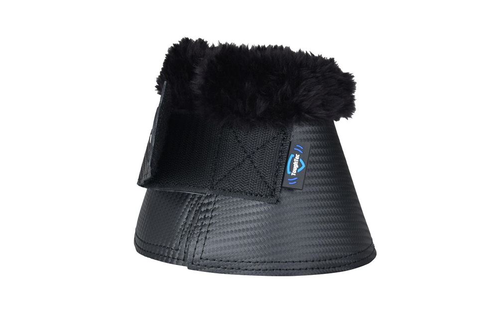 Weatherbeeta Tough-Tec Fleece Trim Bell Boot (Black)