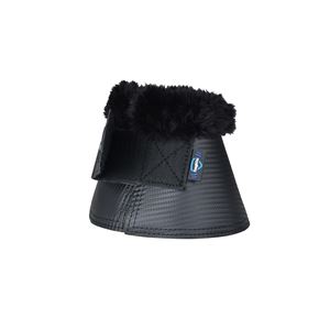 Weatherbeeta Tough-Tec Fleece Trim Bell Boot (Black)