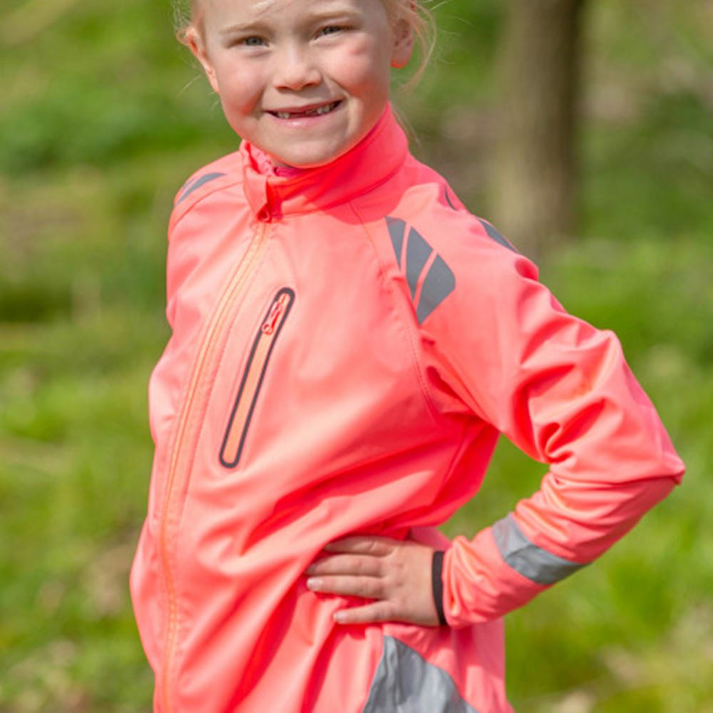 Reflector Children's Jacket by Hy Equestrian (Pink)