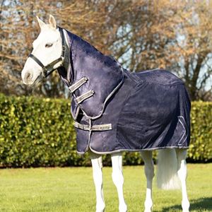 Hy Equestrian DefenceX Shield WicX Hybrid Cooler Rug (Navy)
