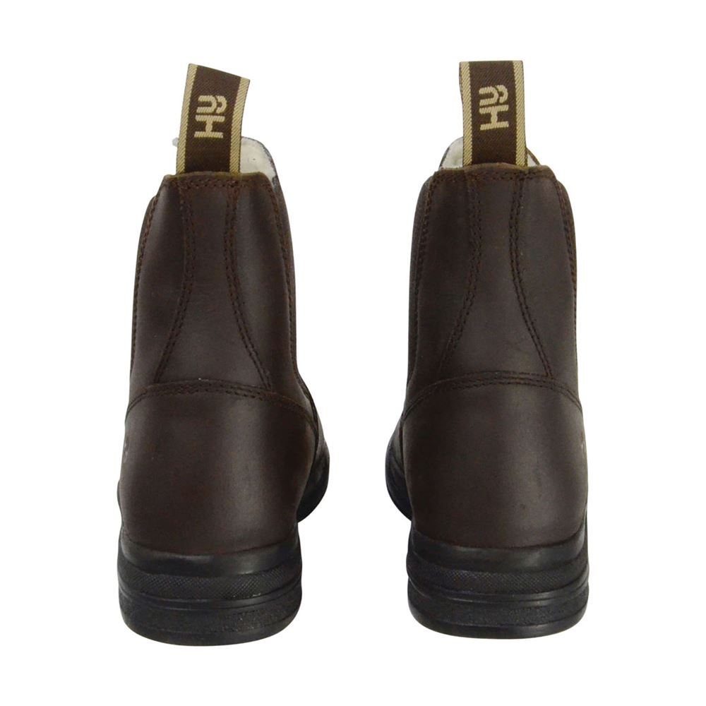 Hy Equestrian Fleece Lined Wax Leather Jodhpur Boot