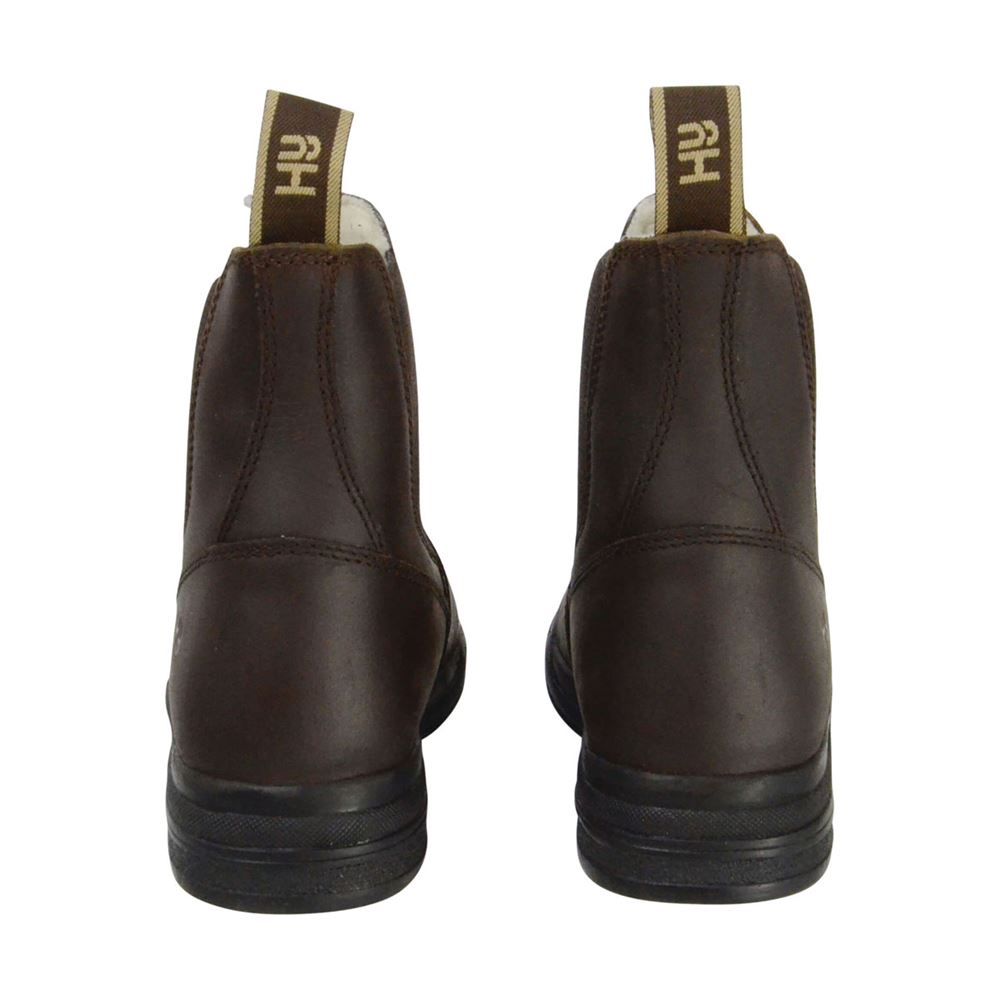 Hy Equestrian Fleece Lined Wax Leather Jodhpur Boot