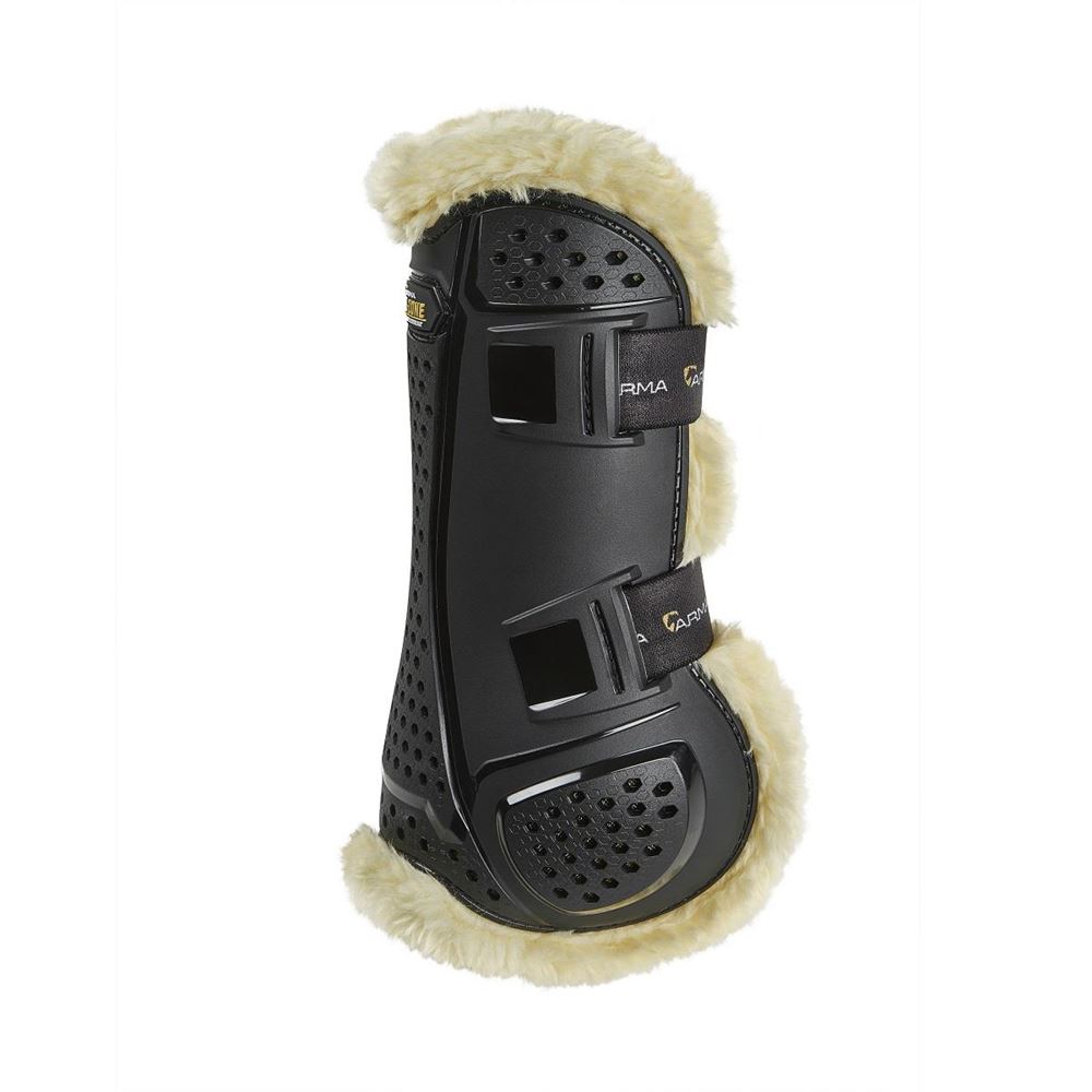 Shires ARMA OXI-ZONE Supafleece Tendon Boots (Black)