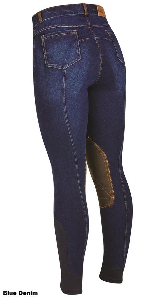 Dublin Shona Knee Patch Denim Ladies Breeches