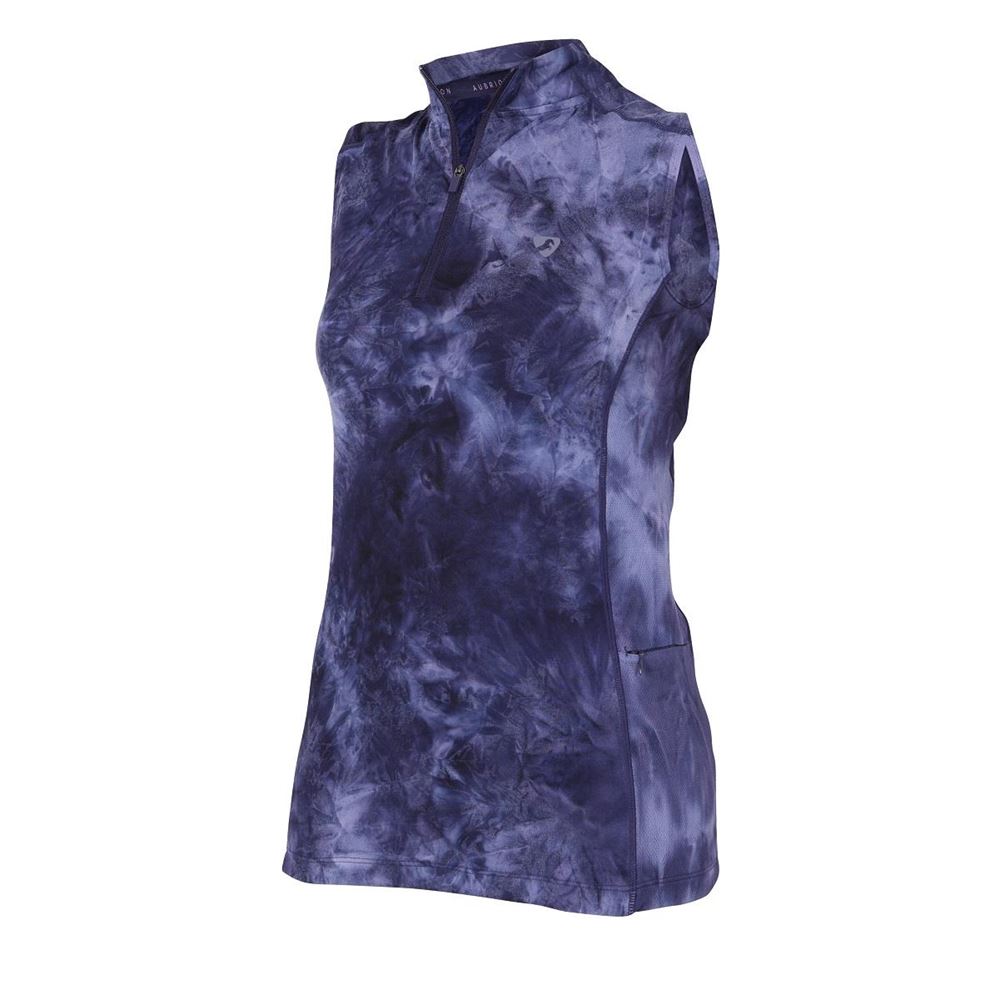 Shires Aubrion Revive Sleeveless Base Layer (Navy Tie Dye)