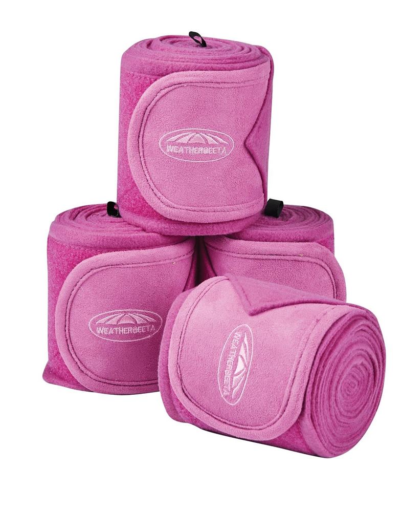 Weatherbeeta Prime Fleece Bandages (Red Violet)