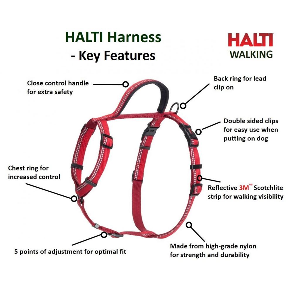 HALTI Walking Harness - Extra Small
