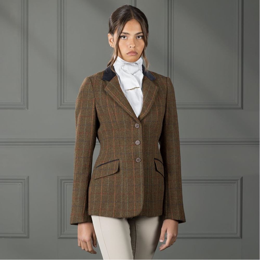 Shires Aubrion Saratoga Ladies Jacket (Rust Check)