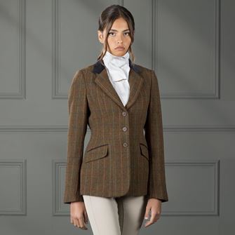 Shires Aubrion Saratoga Ladies Jacket (Rust Check)