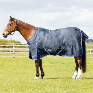 Hy Equestrian StormX Empra Reflect 0g Turnout Rug (Navy)