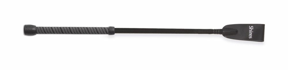 Shires Zigzag Stem Whip (Black)