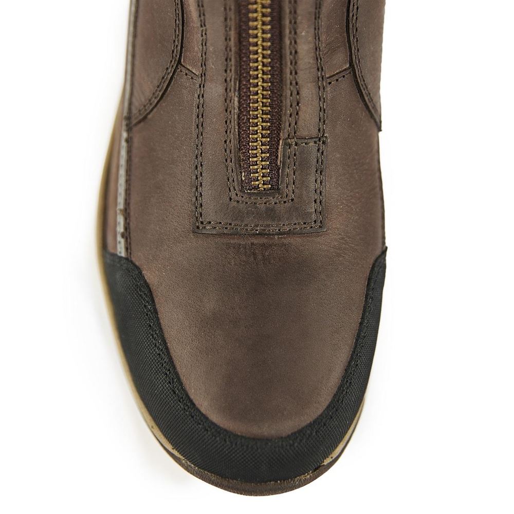 Shires Moretta Vittoria Zip Front Boots (Brown)