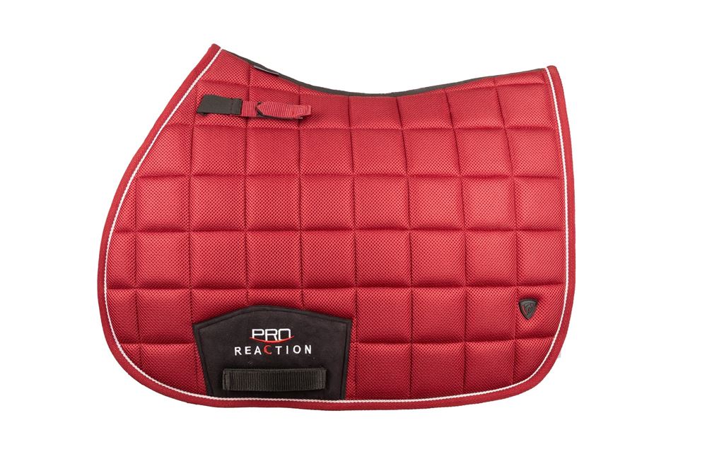 ProReaction 3D Mesh GP Saddle Pad by Hy Equestrian (French Merlot)
