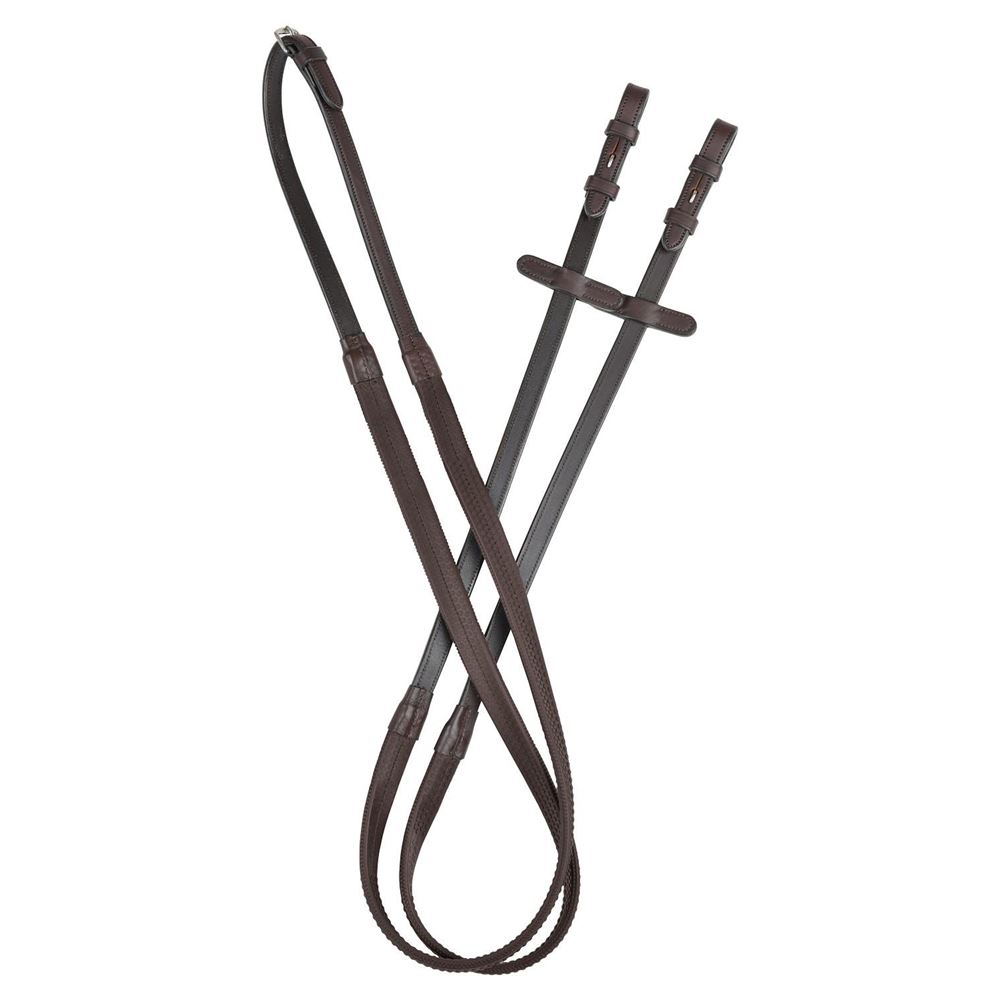 Weatherbeeta Collegiate Comfitec Opulux Plain Flat Rubber Reins