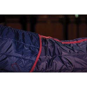 Weatherbeeta Comfitec 210D Channel Quilt Stable Combo - 100g (Navy/Burgundy)