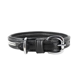 Benji & Flo Dazzling Diamante Dog Collar (Black)