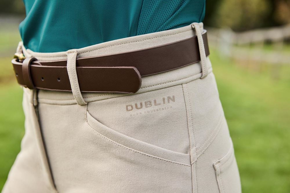 Dublin Cammy Comfort Twill Ladies Breeches (Biscuit)