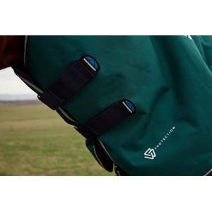 Weatherbeeta Comfitec Plus Dynamic Turnout Detach-A-Neck - 220g (Forest Green/Navy)
