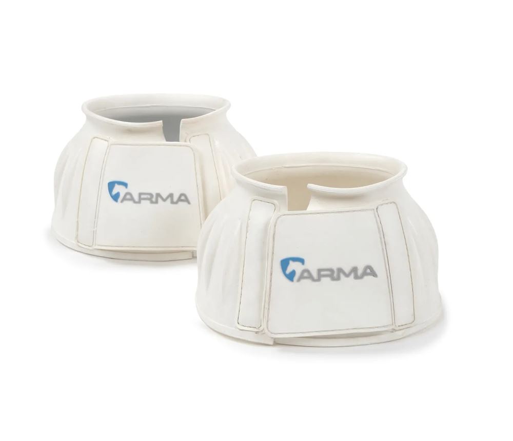 Shires ARMA Touch Close Over Reach Boots (White)