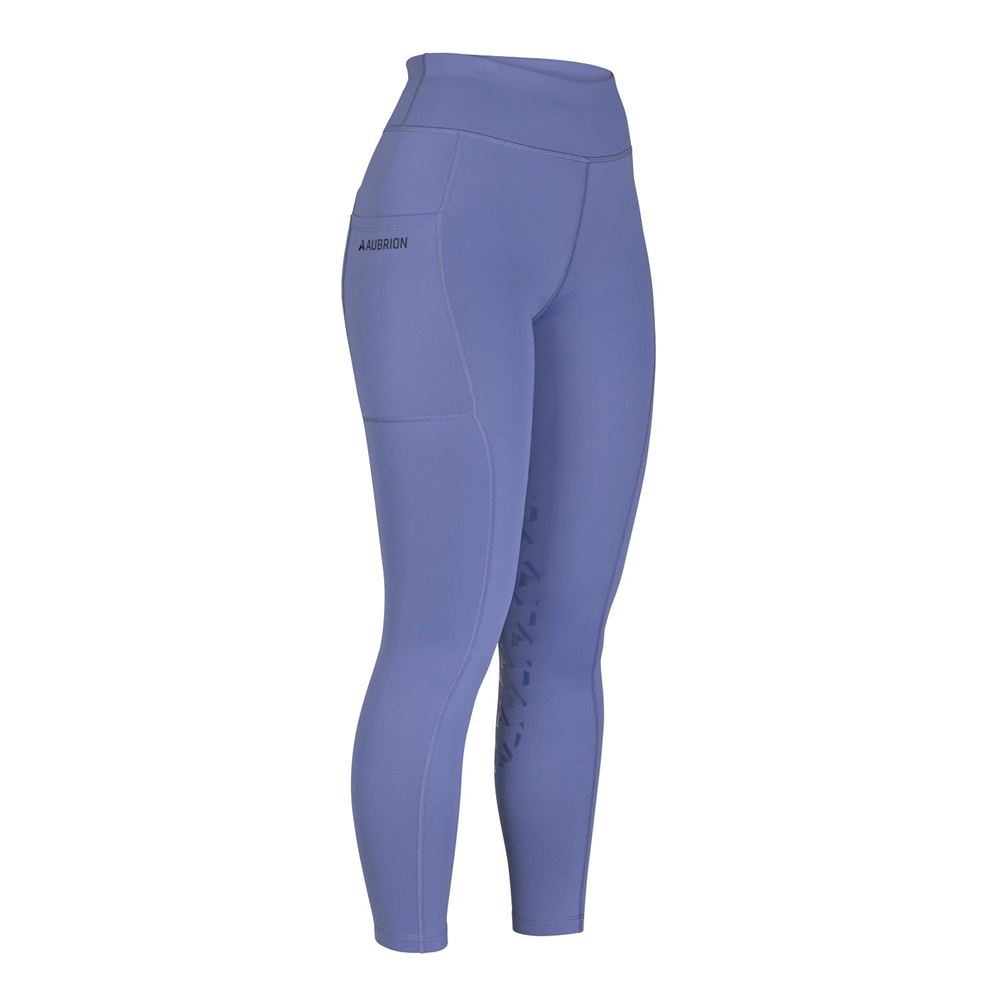 Shires Aubrion React Winter Riding Tights (Sky)