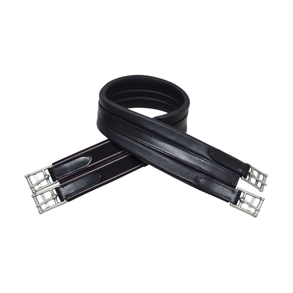 HyCOMFORT Leather Atherstone Padded Girth - Elasticated One End