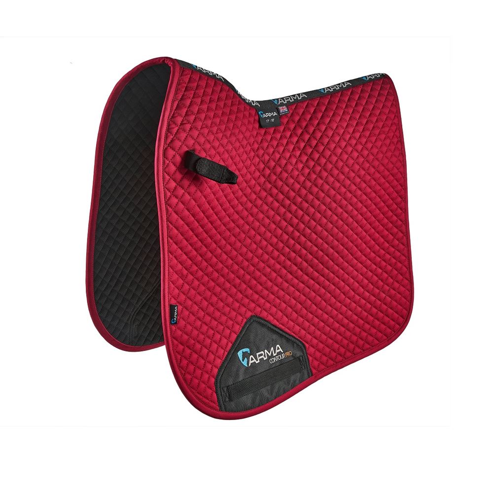 *barcodes* Shires ARMA Dressage Saddlecloth (Raspberry)